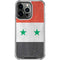 Syria Flag Distressed iPhone 14 Pro Clear Case